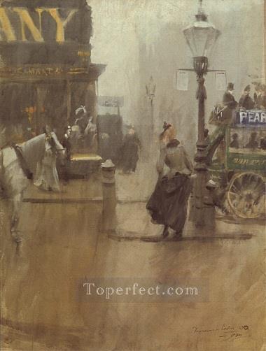 Impressions de Londres foremost Sweden Anders Zorn Oil Paintings